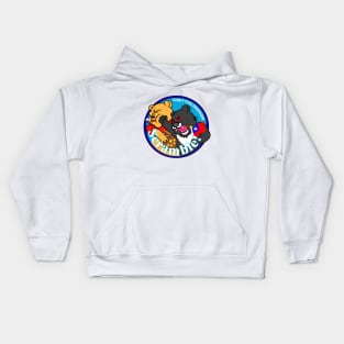TAIWAN Formosan Bear Punches China - Taiwan Airforce Badge - Scramble! - FIGHT FOR FREEDOM - TAIWAN INDEPENDENCE SOLIDARITY - PROTEST CHINA Kids Hoodie